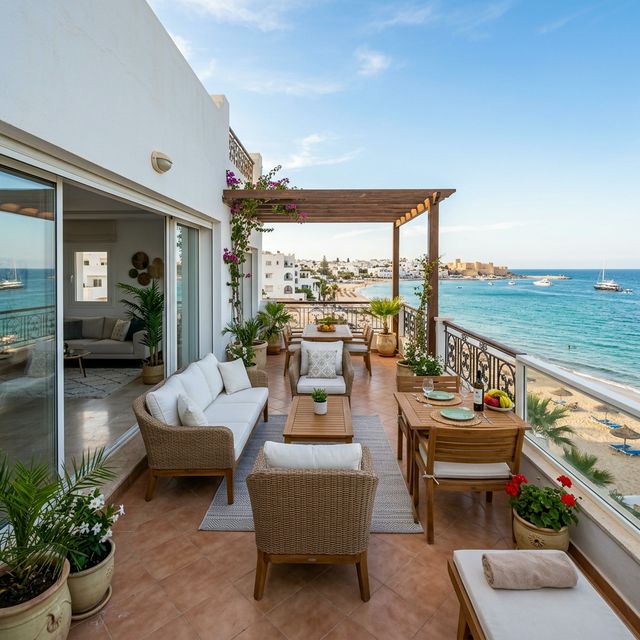 Appartement bord de mer